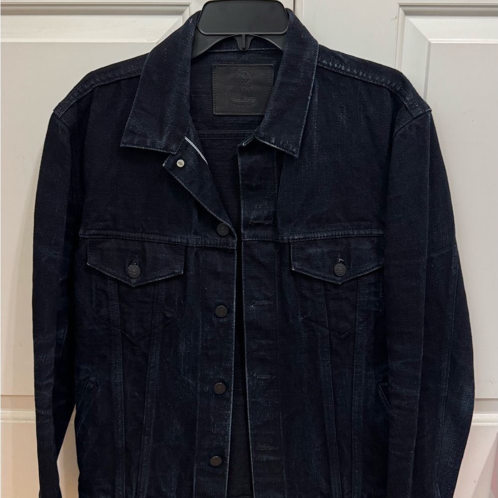 Pure blue Japan type 3 jacket - indigo x black